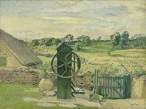 The Pump, Nash End-Albert Rutherston-Laminated Giclee Print