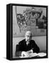 Albert Sabin Sitting in His Office-null-Framed Stretched Canvas