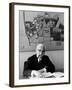 Albert Sabin Sitting in His Office-null-Framed Photographic Print