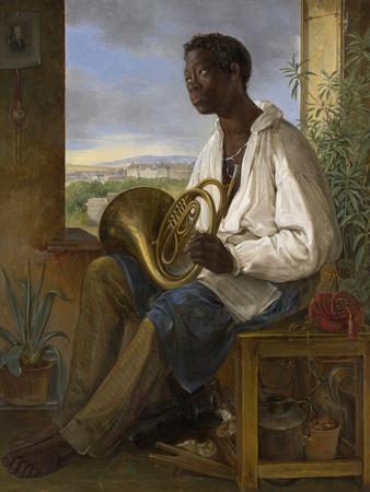 Portrait of a Gardener and Horn Player in the Household of the Emperor Francis I, 1836