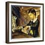 Albert Schweitzer Was a Dreamy Boy Who Seemed to Learn Nothing at School-Carlos Gabriel Roume-Framed Giclee Print