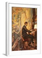 Albert Schweitzer Was an Exceptionally Fine Organist-Alberto Salinas-Framed Giclee Print