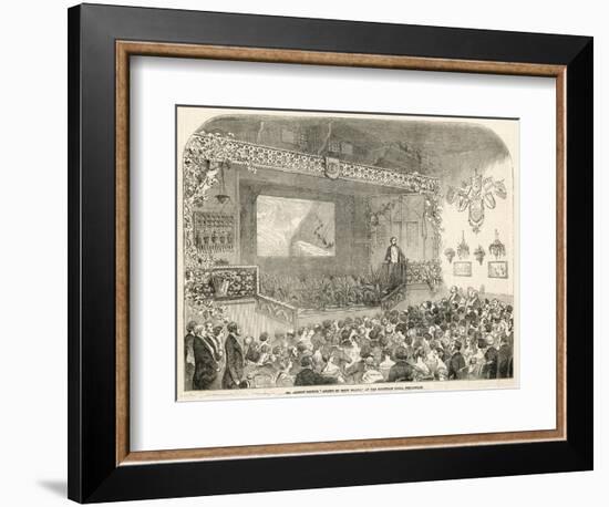 Albert Smith's 'Ascent of Mont Blanc', London, 1852-null-Framed Art Print