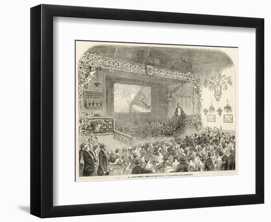 Albert Smith's 'Ascent of Mont Blanc', London, 1852-null-Framed Art Print