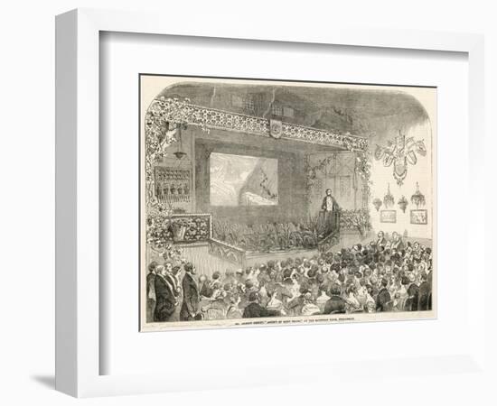 Albert Smith's 'Ascent of Mont Blanc', London, 1852-null-Framed Art Print