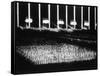 Albert Speer's "Cathedral of Light" at the Nuremberg Rally-null-Framed Stretched Canvas