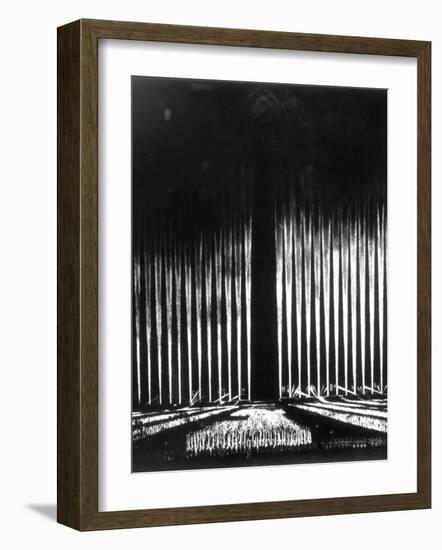 Albert Speer's "Cathedral of Light" at the Nuremberg Rally-null-Framed Photographic Print