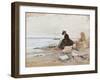 Albert Stevens - Painter at the Beach-null-Framed Giclee Print