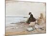 Albert Stevens - Painter at the Beach-null-Mounted Giclee Print