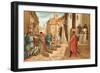 Albert the Great Preaching in Paris-J. Serra-Framed Giclee Print