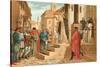 Albert the Great Preaching in Paris-J. Serra-Stretched Canvas