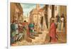 Albert the Great Preaching in Paris-J. Serra-Framed Giclee Print