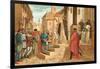 Albert the Great Preaching in Paris-J. Serra-Framed Giclee Print