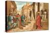 Albert the Great Preaching in Paris-J. Serra-Stretched Canvas