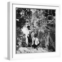 Albert Thornton's Grandson's Fishing-Gordon Parks-Framed Photographic Print