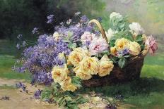Basket of Flowers-Albert Tibule Furcy de Lavault-Giclee Print