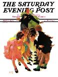 "Kissing the Best Man," Saturday Evening Post Cover, June 5, 1937-Albert W. Hampson-Giclee Print