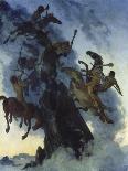 Fog Riders-Albert Welti-Giclee Print