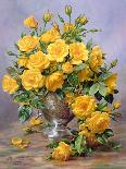 Orange Roses in a Blue and White Jug-Albert Williams-Giclee Print