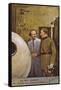 Albert with Piccard-null-Framed Stretched Canvas