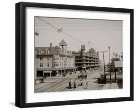 Alberta and Velvet Hotels, Old Orchard, Me.-null-Framed Photo