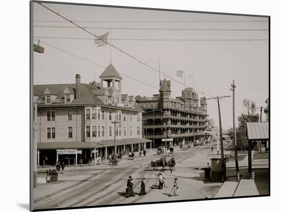 Alberta and Velvet Hotels, Old Orchard, Me.-null-Mounted Photo