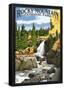 Alberta Falls - Rocky Mountain National Park-null-Framed Poster