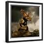 Albertaceratops Surveys the Land-null-Framed Art Print