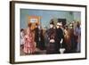 Albertine at the Police Doctor's Waiting Room, 1886-87-Christian Krohg-Framed Giclee Print