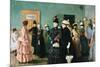 Albertine at the Police Doctor's Waiting Room-Christian Krohg-Mounted Giclee Print