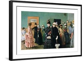 Albertine to see the Police Surgeon-Christian Krohg-Framed Premium Giclee Print