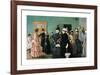 Albertine to see the Police Surgeon-Christian Krohg-Framed Premium Giclee Print