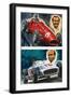 Alberto Ascari Driving a Maserati-null-Framed Giclee Print