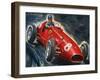 Alberto Ascari Driving a Maserati-English School-Framed Giclee Print