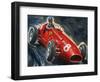 Alberto Ascari Driving a Maserati-English School-Framed Giclee Print