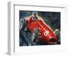 Alberto Ascari Driving a Maserati-English School-Framed Giclee Print