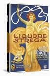 Poster Advertising 'strega' Liquer, 1906 (Colour Litho)-Alberto Chappuis-Stretched Canvas