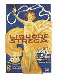 Poster Advertising 'strega' Liquer, 1906 (Colour Litho)-Alberto Chappuis-Stretched Canvas