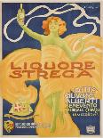 Poster Advertising 'strega' Liquer, 1906 (Colour Litho)-Alberto Chappuis-Premium Giclee Print