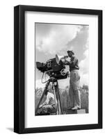 Alberto Lattuada on the Set-Mario de Biasi-Framed Photographic Print