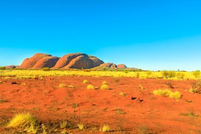 The domed rock formations of Kata Tjuta (Mount Olgas) in Uluru-Kata Tjuta National Park, Australia