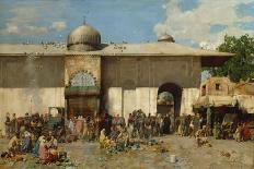 Market Along Bosphorus-Alberto Pasini-Giclee Print