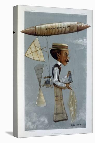 Alberto Santos-Dumont and His Airship, 1901-George Hum-Stretched Canvas