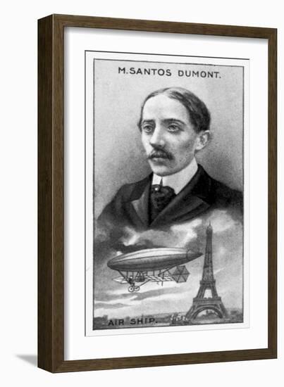 Alberto Santos-Dumont, Brazilian Pioneer of Aviation-null-Framed Giclee Print