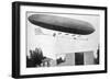 Alberto Santos-Dumont Flying His Airship Number 10, 1903-null-Framed Giclee Print