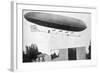 Alberto Santos-Dumont Flying His Airship Number 10, 1903-null-Framed Giclee Print