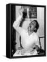 Alberto Sordi Eating Spaghetti-null-Framed Stretched Canvas