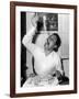 Alberto Sordi Eating Spaghetti-null-Framed Photographic Print