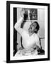 Alberto Sordi Eating Spaghetti-null-Framed Photographic Print