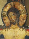 Christ's Face, Detail from Crucifix, 1187-Alberto Sotio-Framed Giclee Print